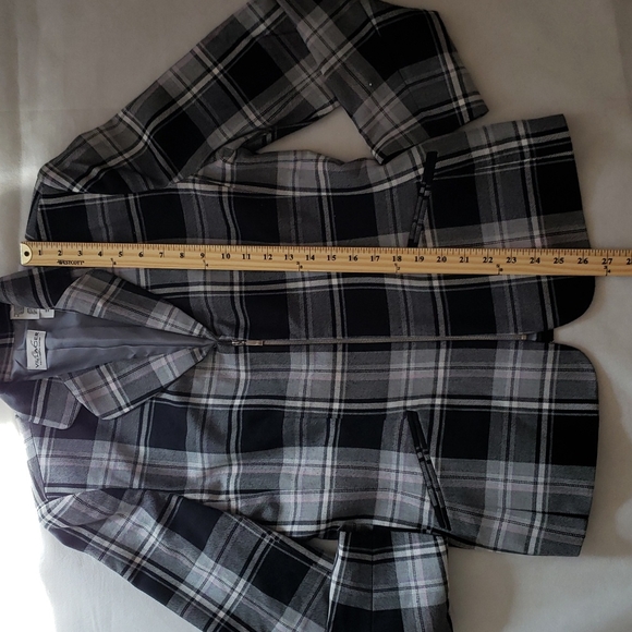 Villager Liz Claiborne Vintage Zip Up Blazer Size 10 Vintage - Picture 11 of 13